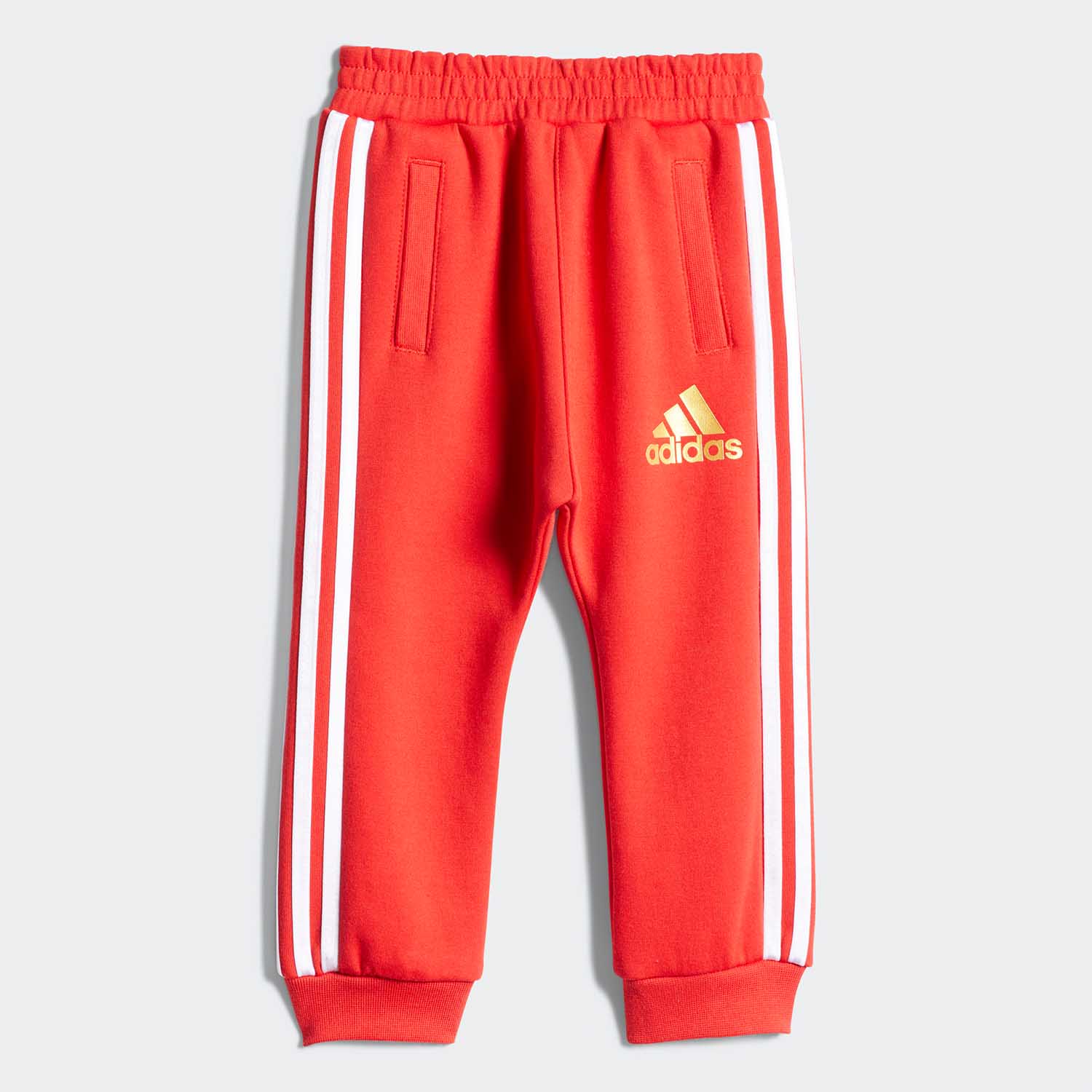 Adidas/阿迪达斯正品儿童时尚休闲印花训练运动套装 FU3574 - 图2