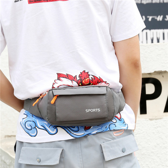New mobile phone waist bag men's construction site belt wear-resistant water-resistant Oxford cloth bag multi-layer street stall cashier bag men's bag