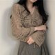 Versatile Hook Pattern Hollow Summer Long Sleeve Ice Silk