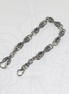 925银复古藏式金刚杵手链