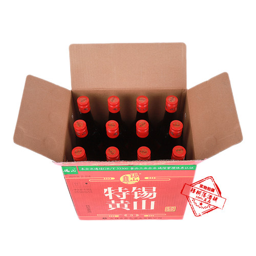 锡山特黄 三年陈 10度半干型无锡黄酒苏氏老酒 整箱580ml*12瓶 - 图3