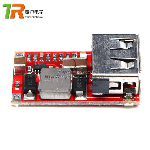 效率97.5% DC-DC降压模块 6-24V12V24V转5V3A 车载 USB手机充电器 - 图3