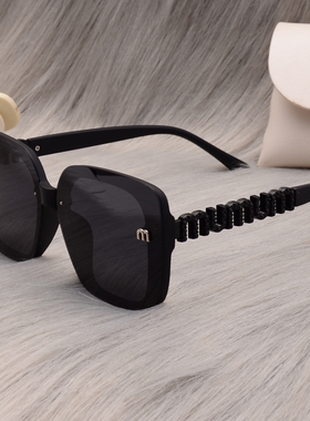 韩版星空大框黑色偏光女士太阳镜