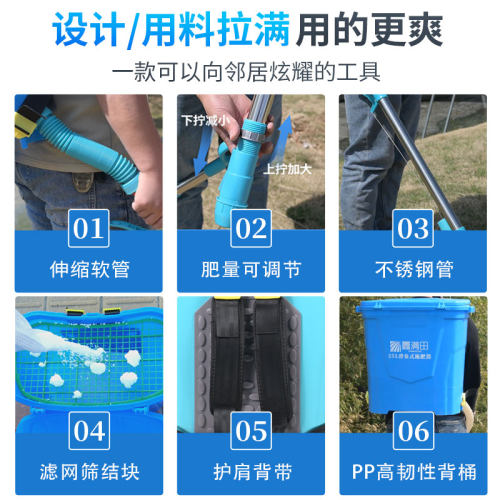 农用玉米施肥器追肥器背负式多功能播撒肥料点肥施肥神器上化肥机 - 图2