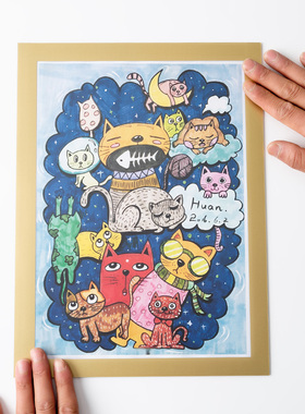 儿童画框作品展示框简约