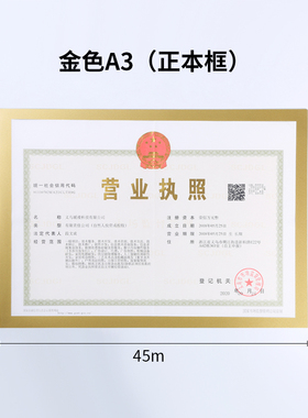 营业执照框OCTBYNA营业执照