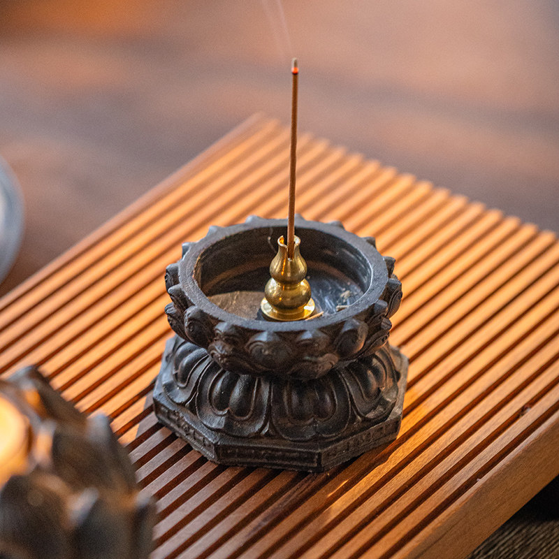 复古中式香插香座小摆件线香塔香底座摆放托盘檀香放置器创意香托,淘宝优惠券,粉丝福利购,淘宝优惠卷