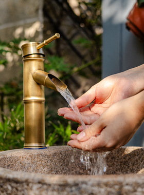 洗手盆台一体户外花园庭院造景