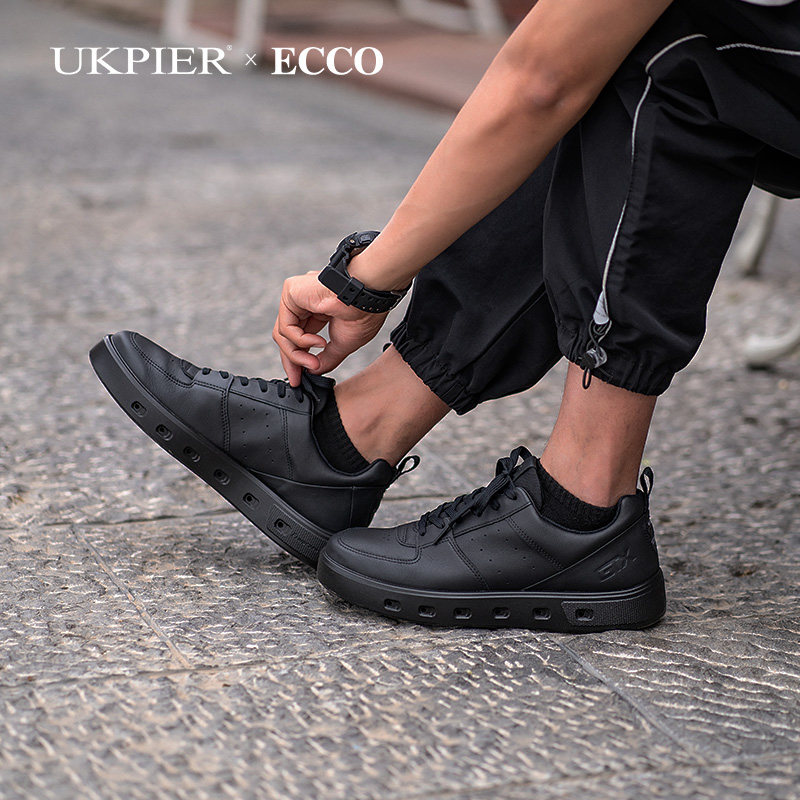 Ecco爱步男鞋秋冬款防水运动休闲鞋平底休闲板鞋 街头720 520814,淘宝优惠券,粉丝福利购,淘宝优惠卷