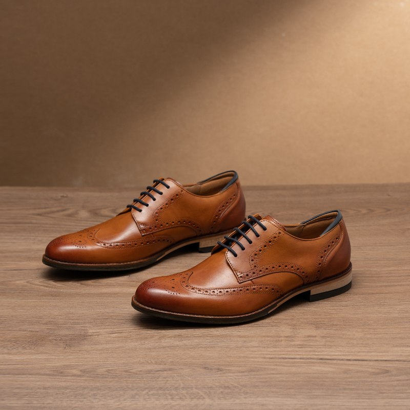 clarks其乐男鞋春夏通勤商务正装皮鞋雕花德比鞋Craft Arlo Limit