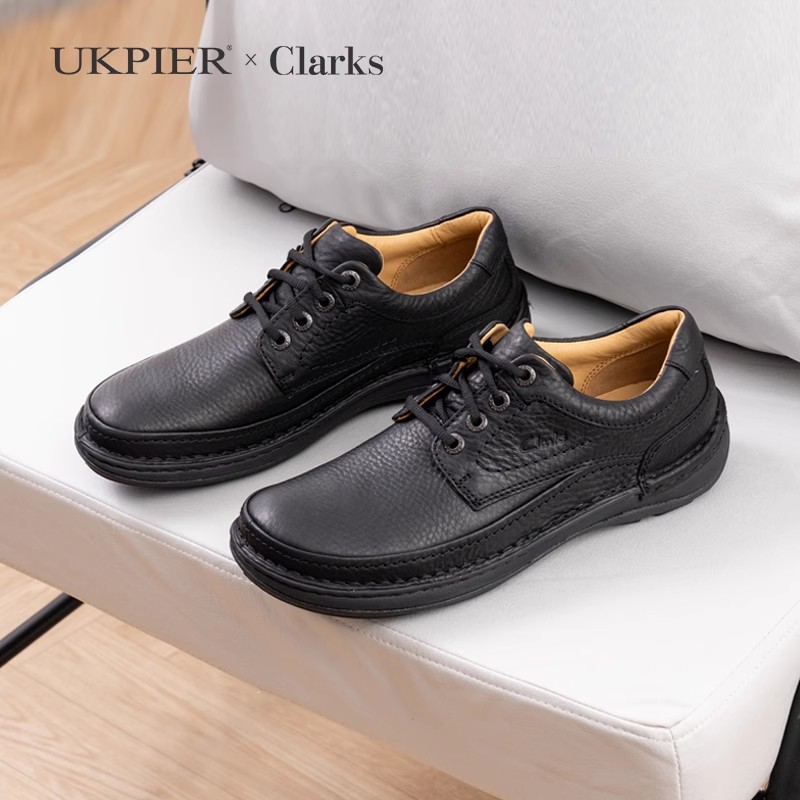 clarks其乐男鞋春夏款日常休闲鞋商务正装皮鞋Nature Three现货