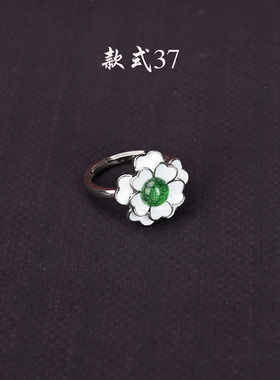 青瓷釉滴情人节戒指流行925