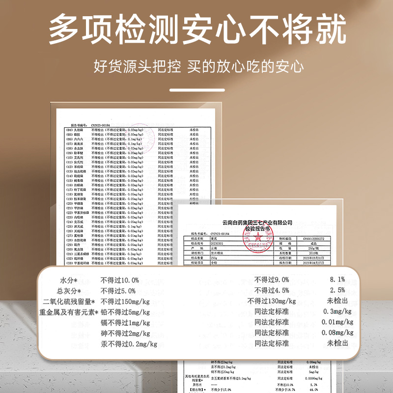 云南白药黄芪搭配当归党参泡水中药材非野生特级正品官方旗舰店qh - 图3