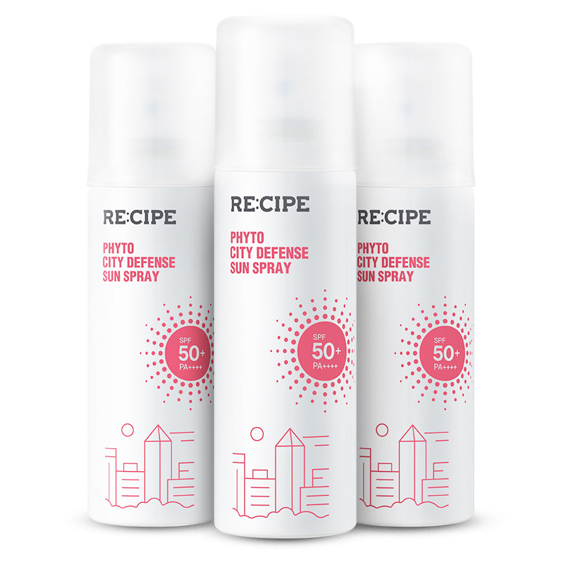 3瓶玥之秘recipe RECIPE海外防晒霜