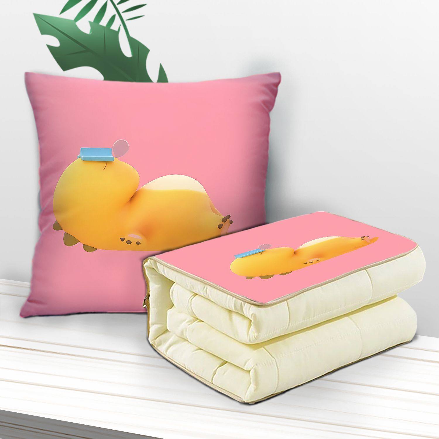 奶龙抱枕被两用多功能空调被办公室午睡枕头被宿舍被子,淘宝优惠券,粉丝福利购,淘宝优惠卷