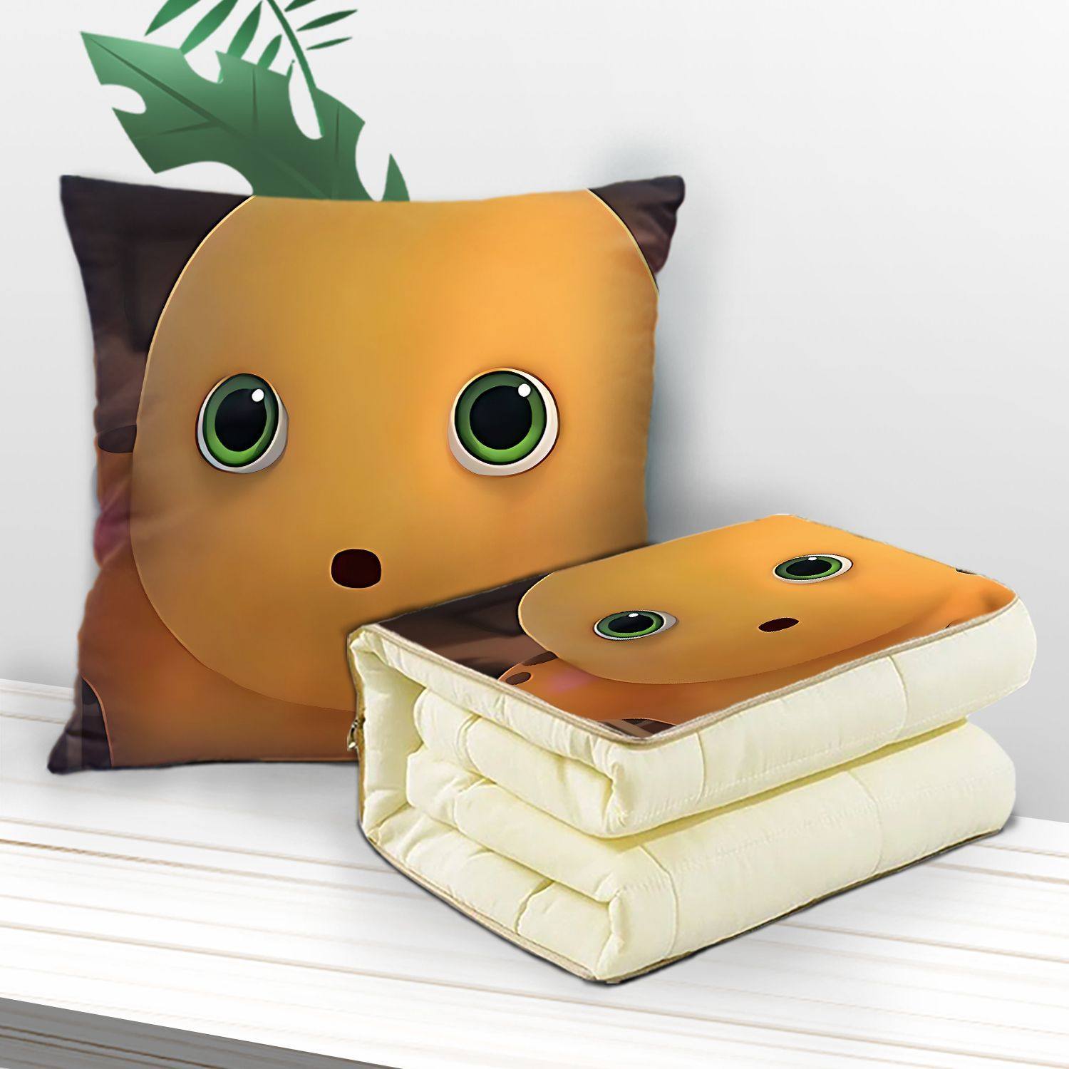 奶龙抱枕被两用多功能空调被办公室午睡枕头被宿舍被子,淘宝优惠券,粉丝福利购,淘宝优惠卷