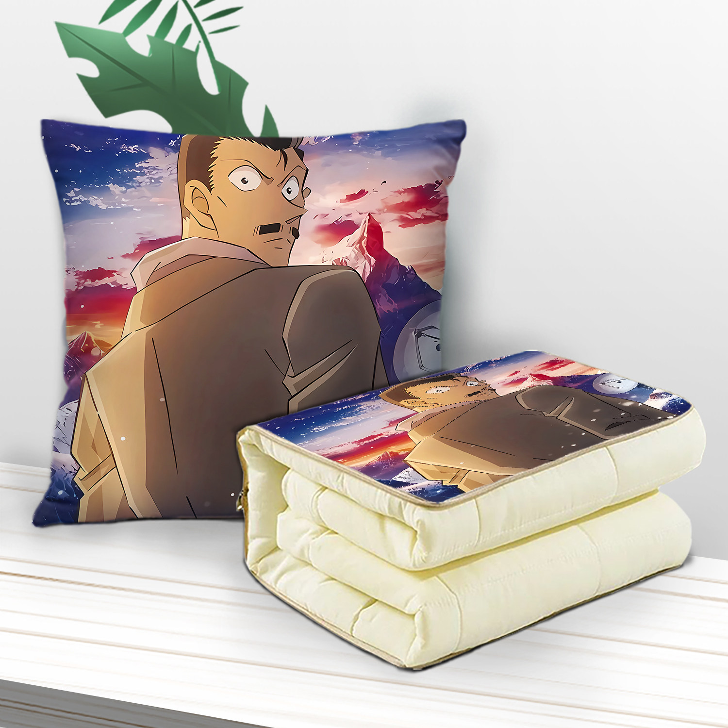 名侦探柯南之独眼的残像抱枕超软两用多功能空调被办公抱枕被子,淘宝优惠券,粉丝福利购,淘宝优惠卷