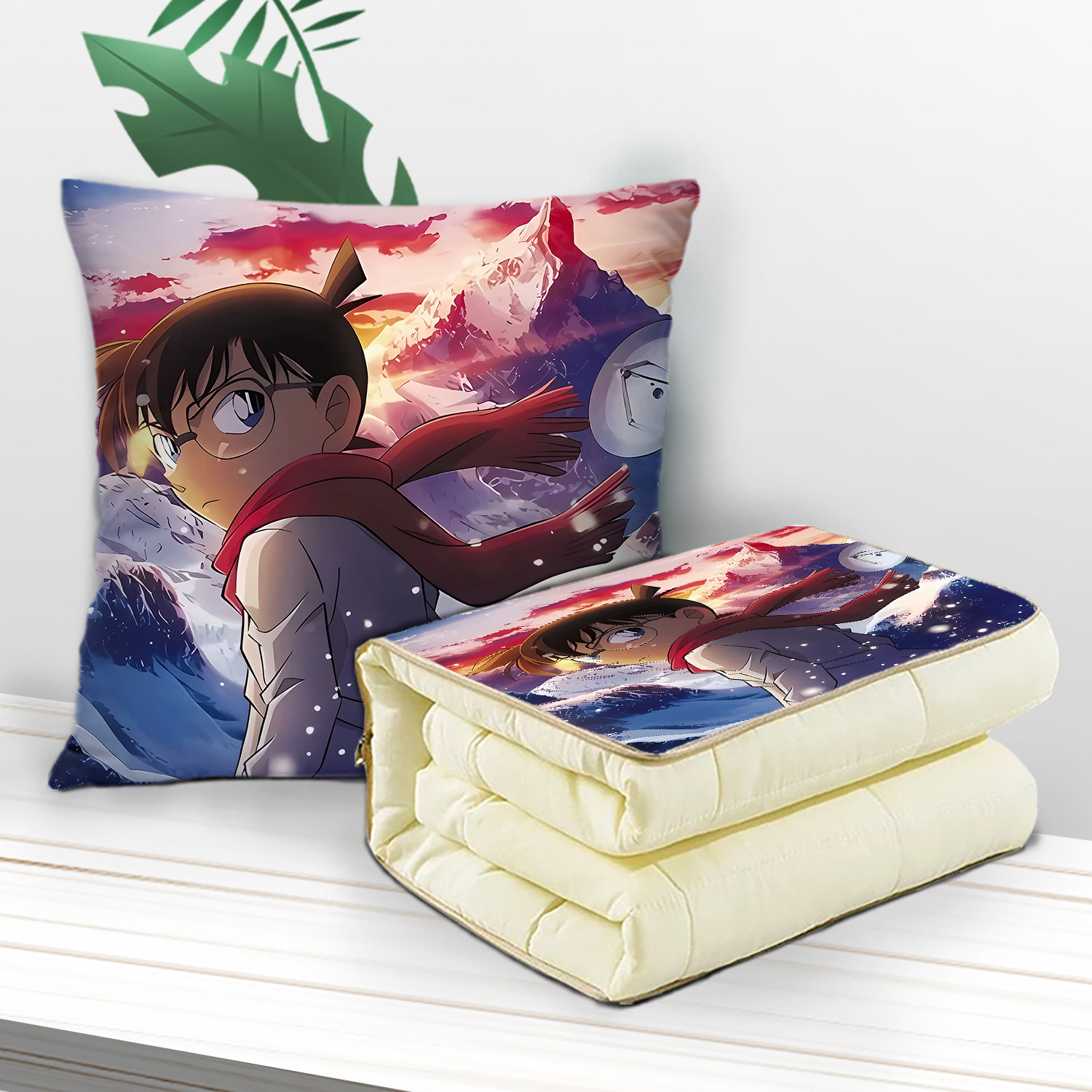 名侦探柯南之独眼的残像抱枕超软两用多功能空调被办公抱枕被子,淘宝优惠券,粉丝福利购,淘宝优惠卷