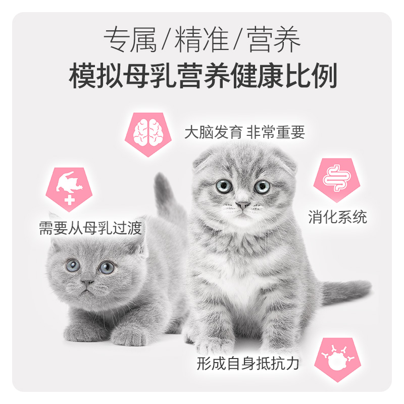 猫乐适猫粮幼猫专用全价猫粮小猫离乳期营养奶糕1到3月4到12月CF2-图0