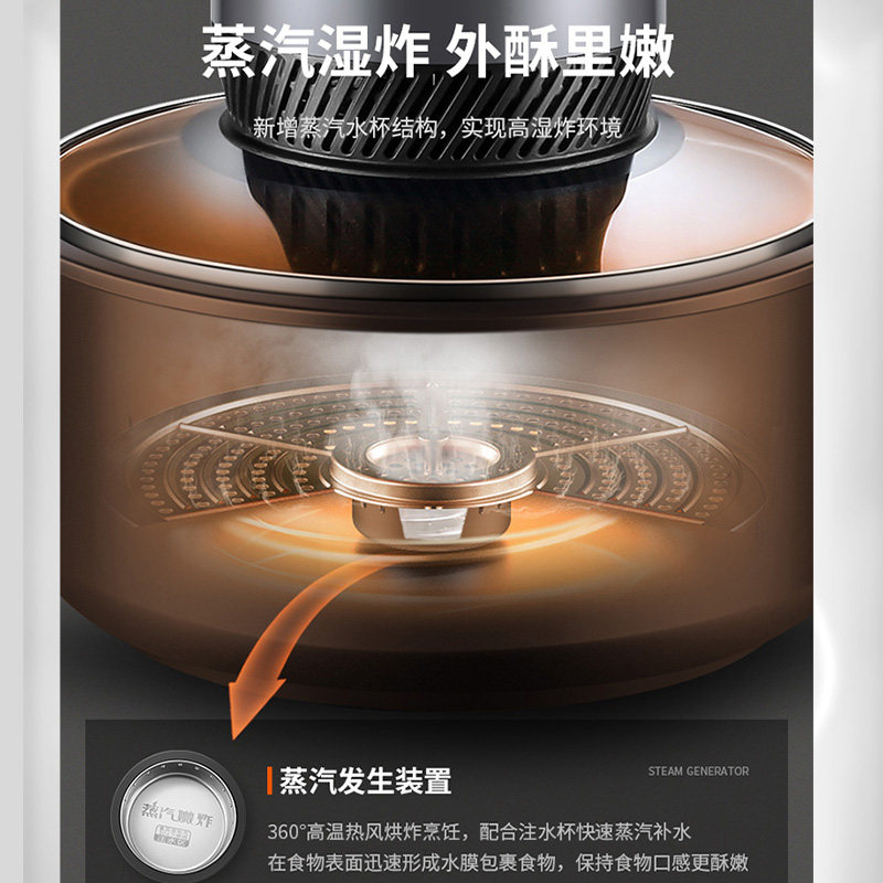 苏泊尔空气炸锅家用可视化一体烤箱 苏泊尔鑫三荣空气炸锅