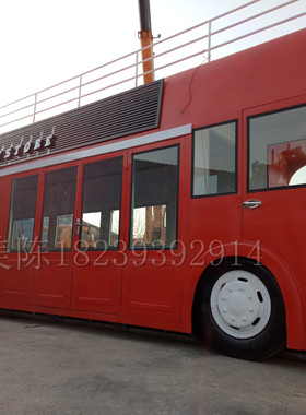 英伦大型复古双层商业风铁艺摆件