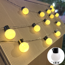 Outdoor Camping Atmosphere Light big round lamp string led colored lights with sky screen Tent Decorative Lights Camping Battery usb