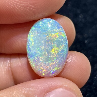 天然澳洲水晶欧泊蛋面裸石戒面珠宝定制