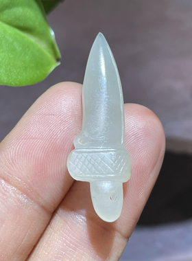 天然新疆和田籽料玉器吊坠挂件玉坠项链坠