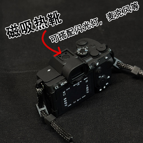 1/4迷你仿真相机模型M4微缩单反摆件娃娃屋搭配玩偶配件高级感 - 图0