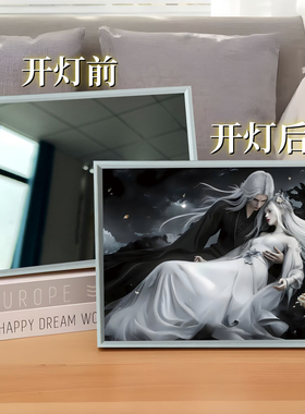仙逆王林李慕婉镜子灯光画
