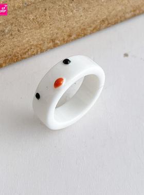 Hot sale kids ring Cartoon Frog Resin joint rings卡通青蛙戒