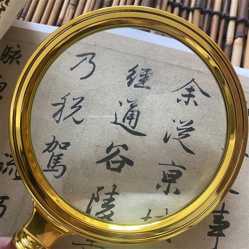 赵孟頫洛神赋行书真迹原大古代书法绢布高清艺术微喷挂画装饰画