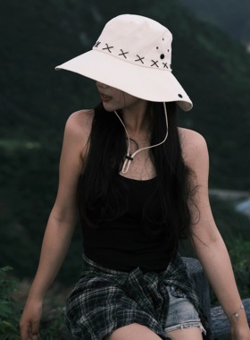 登山旅游西部牛仔渔夫帽男女遮阳