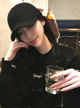 韩版秋冬保暖显脸小棒球帽鸭舌帽