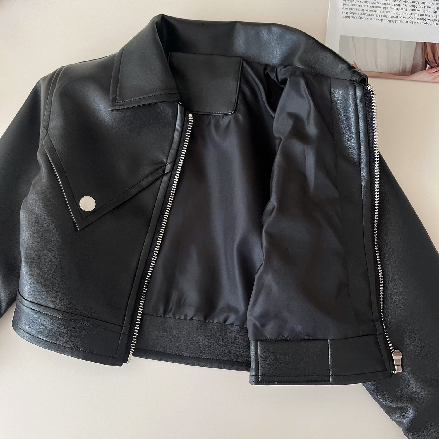 韩版秋季女童衣服新款童装气质小香风女宝宝皮衣外套百褶裙套装潮,淘宝优惠券,粉丝福利购,淘宝优惠卷