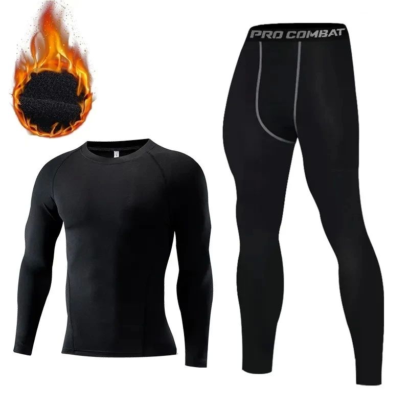 Winter Thermal Underwear For Men Keep Warm Long Johns Base L - 图0