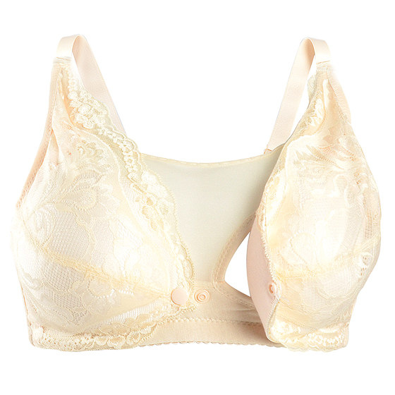 Yiduoshuang maternity underwear, nursing bra, push-up anti-sagging tube top, ultra-thin wire-free confinement nursing bra