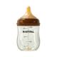 Newborn baby anti-flatulence glass bottle for drinking milk and water, anti-choking, small newborn baby 0 to 3-6 months, imitation breast milk
