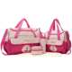 Cartoon five-piece set of multifunctional mommy bag, large capacity mommy bag, baby travel portable crossbody mother and baby bag