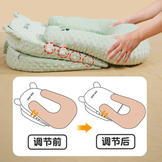 Anti-spill milk choking pillow, newborn pillow, baby feeding artifact, nursing pillow, lying down feeding baby, anti-vomiting slope pad