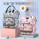 Mummy bag, large-capacity backpack, fashionable and trendy mother's portable multi-functional mother and baby bag gift list when going out