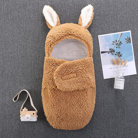 Baby swaddling spring, autumn and winter newborn swaddling quilt anti-jump sleeping bag newborn baby supplies swaddling room swaddling towel