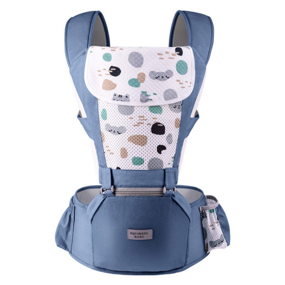 Pure cotton waist stool baby carrier cradle baby lightweight four-season stool dual-purpose outing multi-functional baby holding artifact