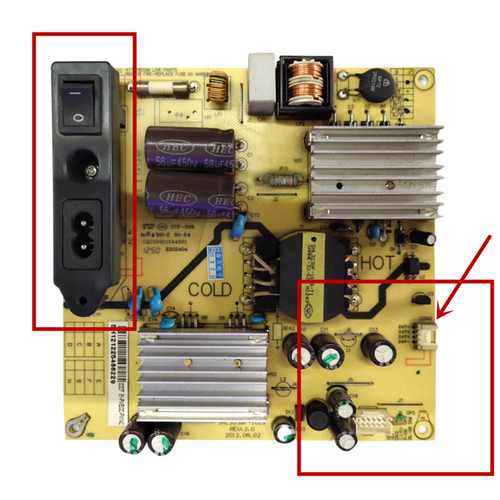 原装TCL L32F2360 液晶电视一体电路供电电源板SHL3238F-101S - 图0