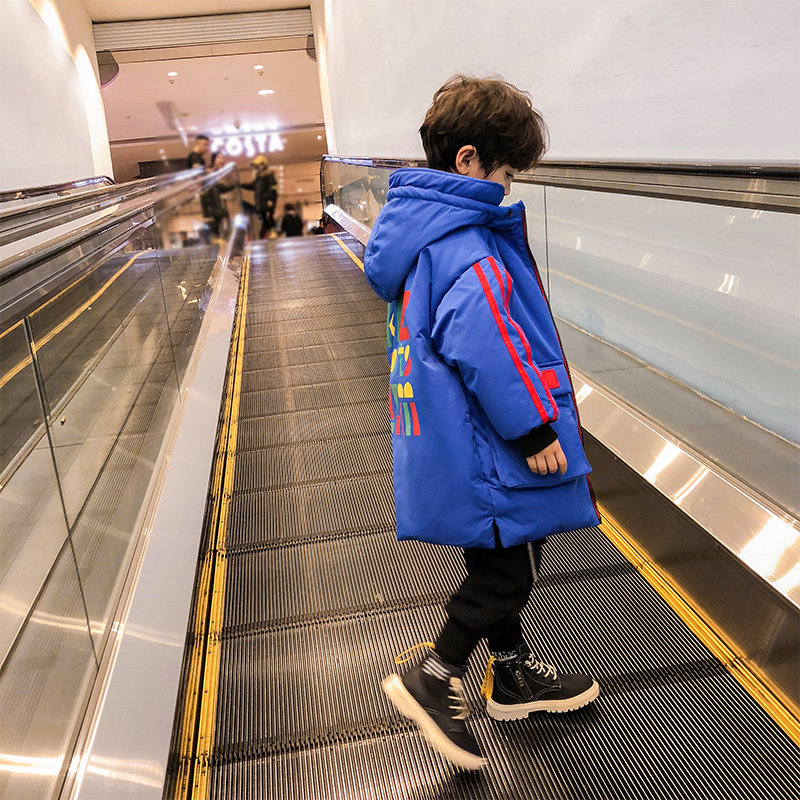 儿童装男童红色棉服冬装2021新款潮 团圆狼棉袄/棉服