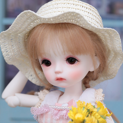 bjd娃娃六分bjd正版娃娃bjd6分肉桃女娃bjd素体sd娃娃bjd人偶娃娃 - 图0
