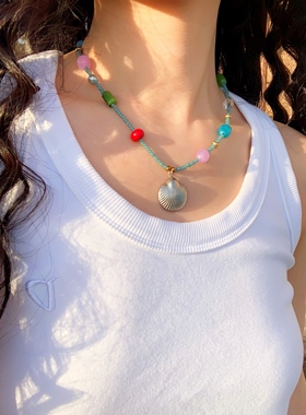 {鱼耳Museum}钛钢御幸米珠串珠