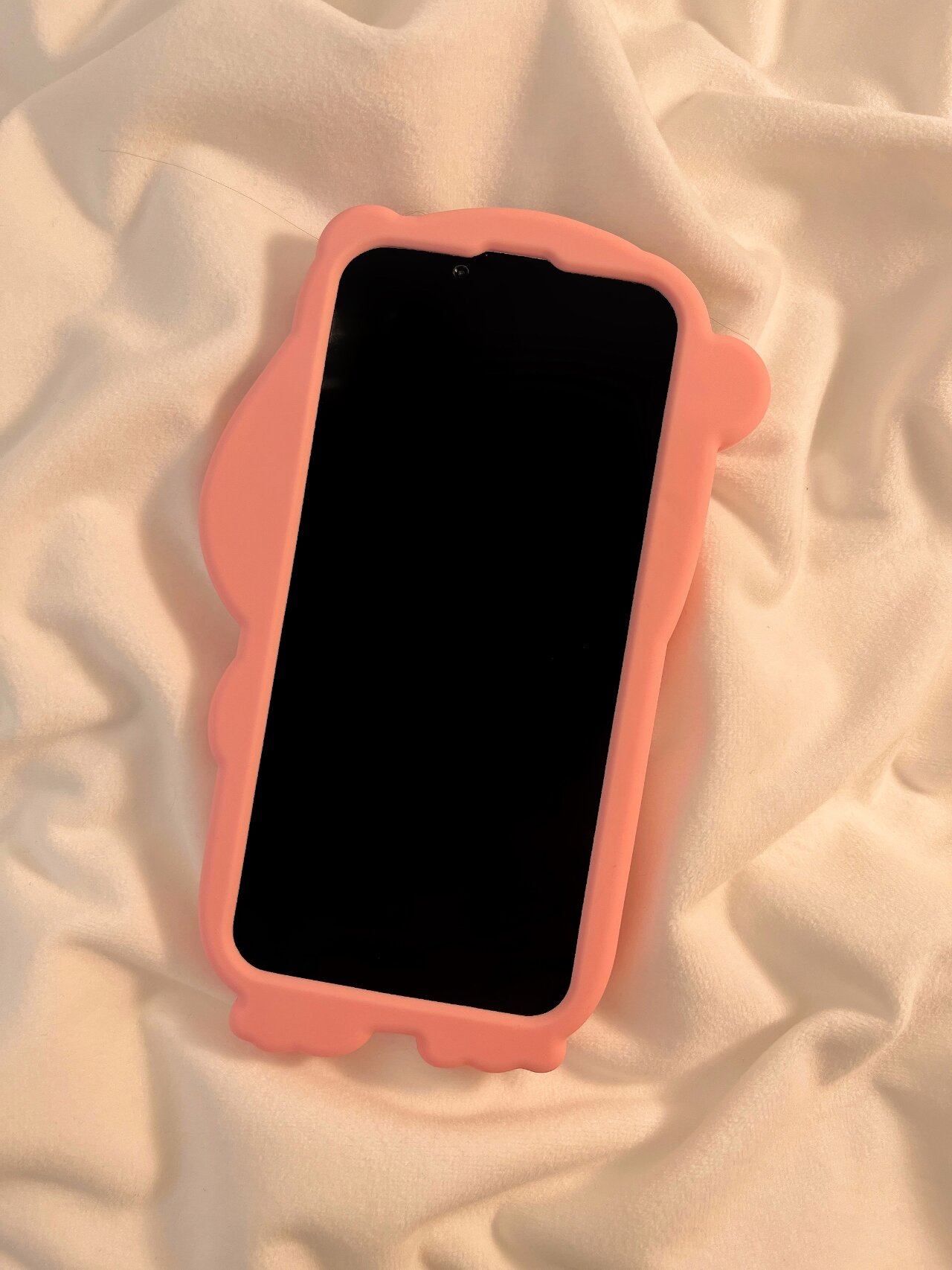 正品代购授权女明星Loopy小海狸露比杀马特创意diy发型15Pro适用于iPhone14ProMax苹果13Pro手机壳12圣诞硅胶