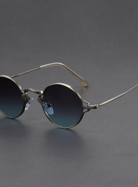 2024新款复古痞帅高级感小脸太阳镜男款防紫外线开车欧美眼镜女