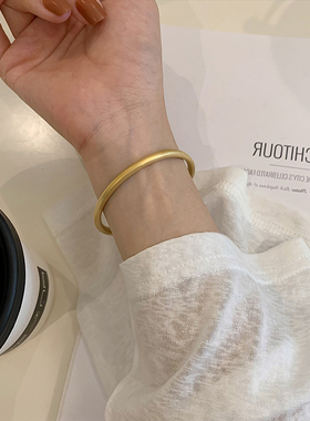 大码手镯胖MM古法大圈口手环